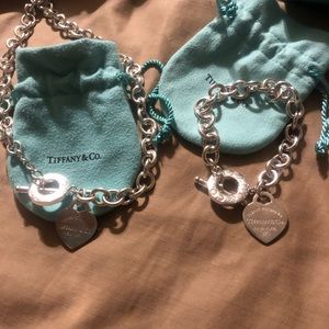 Tiffany and Co toggle necklace and bracelet